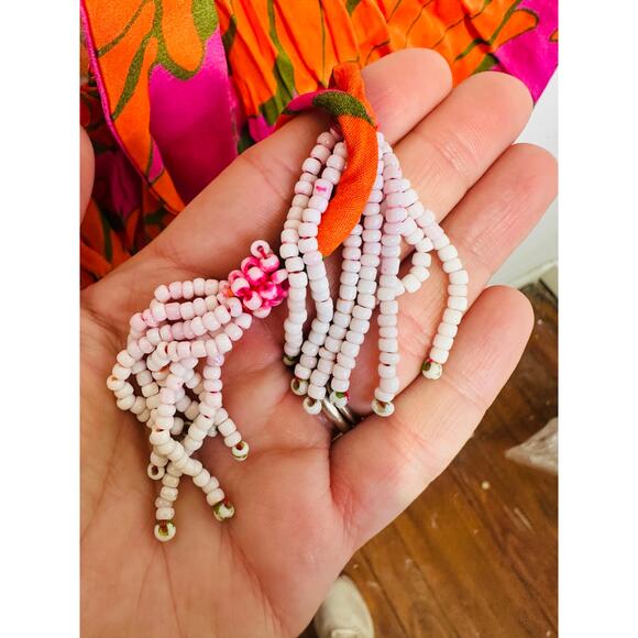 FARM RIO Orange Pink One Shoulder Ruched Waist Tie Copacabana A-Line Dress S - Picture 13 of 16